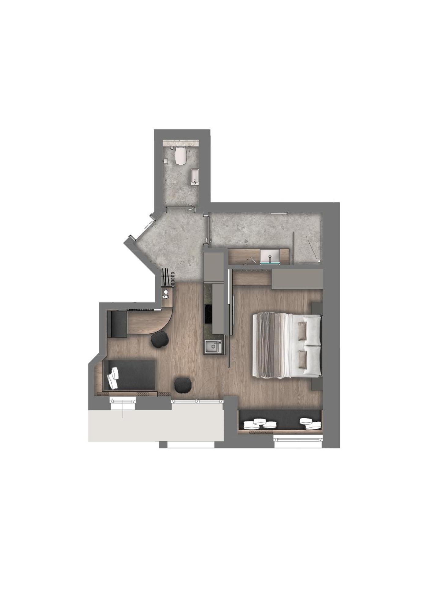 Appartements Aurikel Corso ايشجل الغرفة الصورة